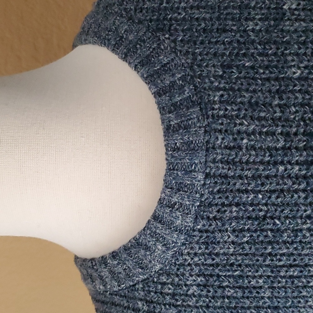 🆕️ Baby GAP Heather Blue Crew Neck Raglan Sweater BOYS SIZE: 5 - Picture 2 of 6